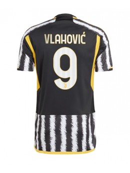Billige Juventus Dusan Vlahovic #9 Hjemmedrakt 2023-24 Kortermet